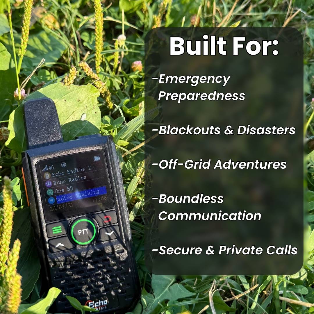 Echo Radios PTT Walkie-Talkie