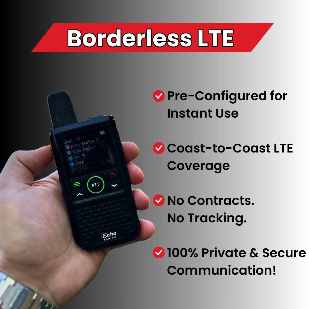 Echo Radios PTT Walkie-Talkie
