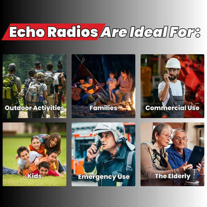 Echo Radios PTT Walkie-Talkie