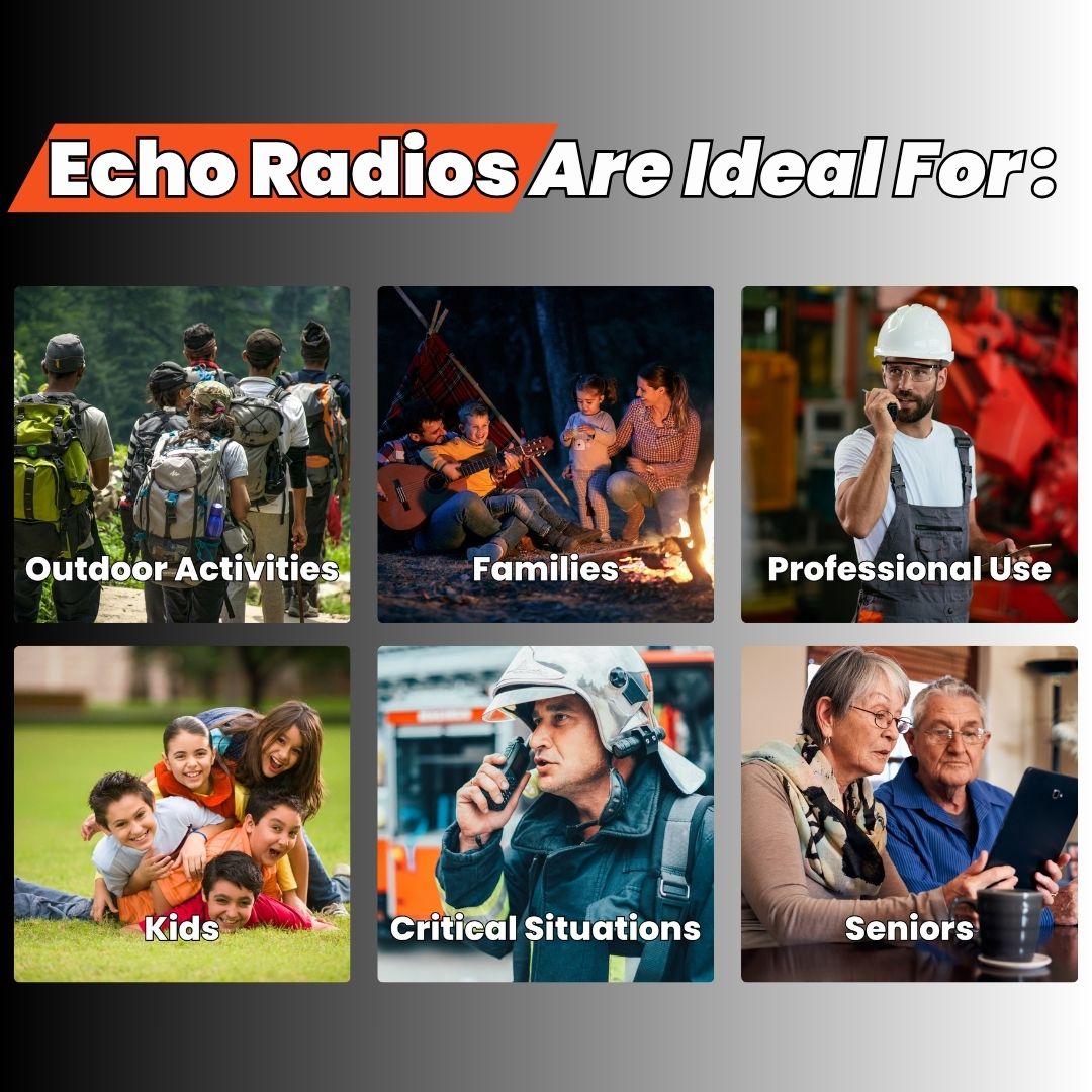 Echo Radios PTT Walkie-Talkie
