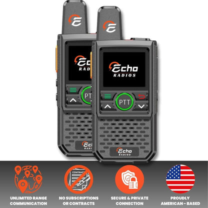 Echo Radios PTT Walkie-Talkie