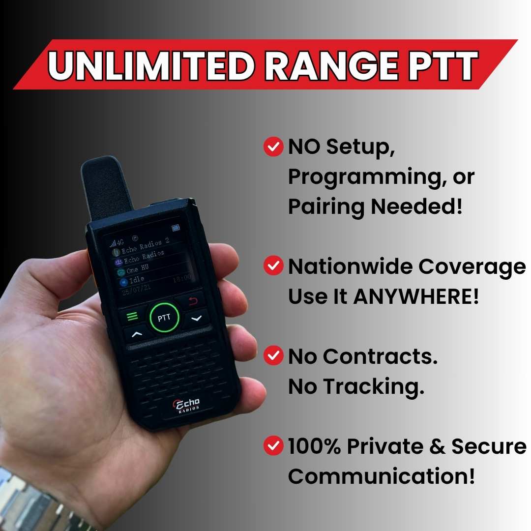 Echo Radios PTT Walkie-Talkie