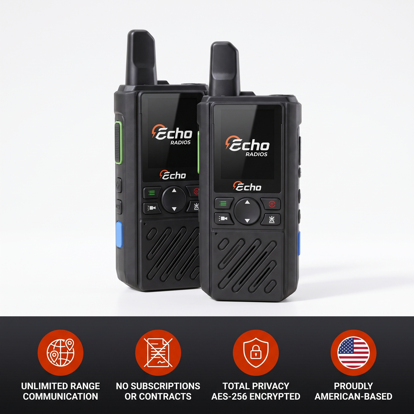 Echo Radios Pro PTT Walkie-Talkie