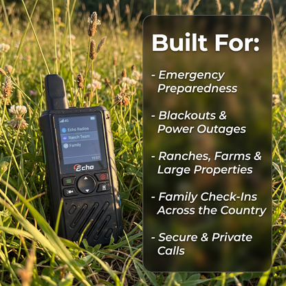 Echo Radios Pro PTT Walkie-Talkie